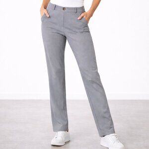 Counterparts Gray Slim Fit Career Slacks Straight Leg Work Pants – Size 13